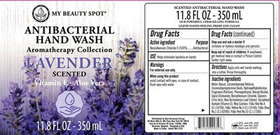 Label Image (My Beauty Spot Antibacterial Hand Wash Lavender Scented 350 mL Bzk 15)